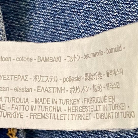Zara Jeans Denim Blue Size 4 SKU 000318-7 - Picture 6 of 6